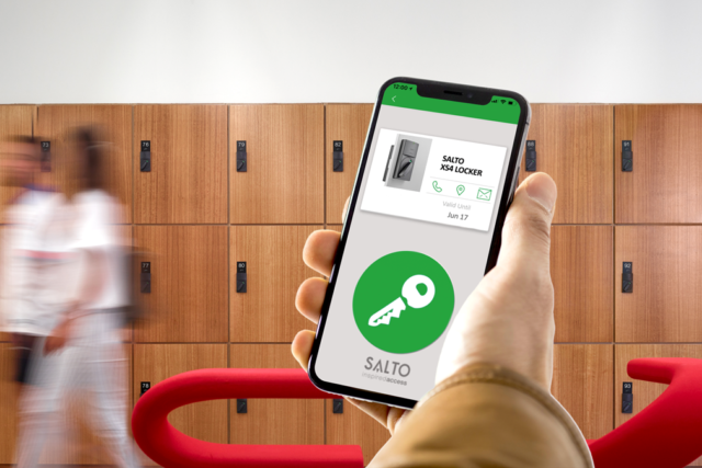 Elektronisches Spindschloss mit Funkvernetzung und Mobile Access